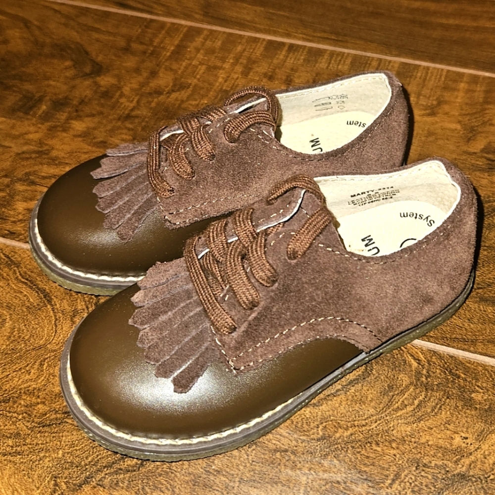 Toddler Boys Brown Footmates Shoes